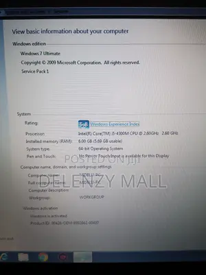 Laptop Lenovo ThinkPad T540p 6GB Intel Core i5 HDD 500GB