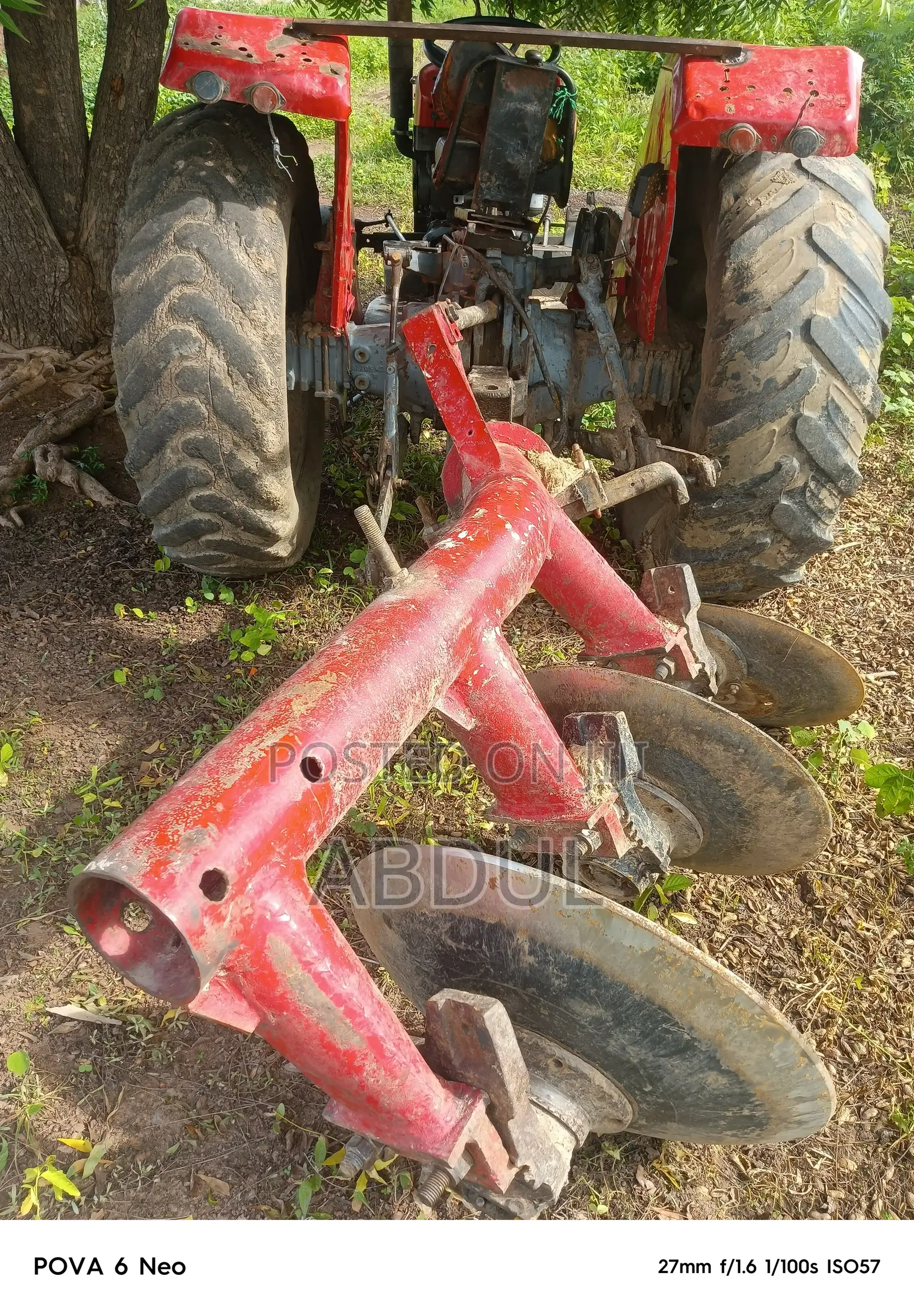 A Tractor With Implements For Sale