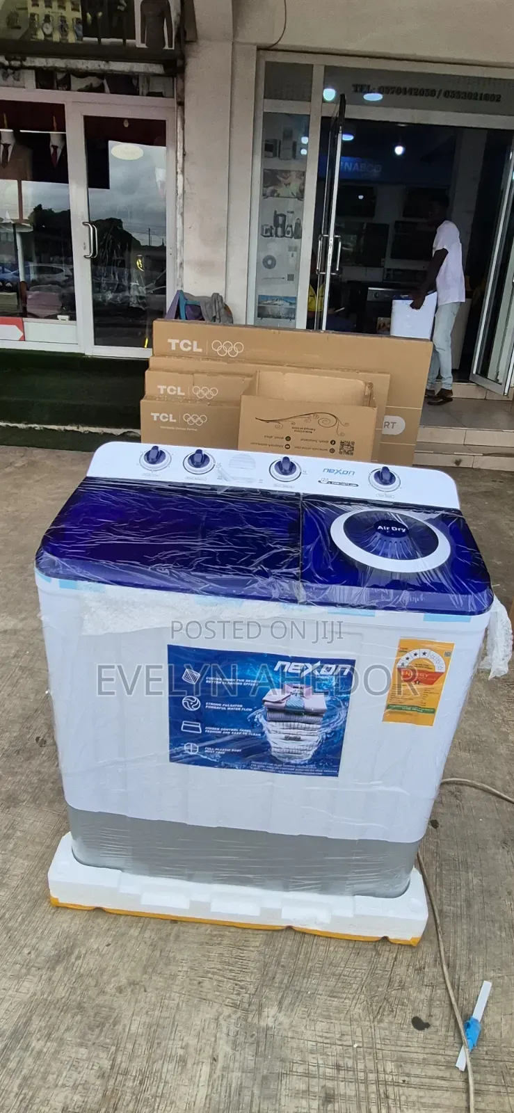 Semi Automatic Nexon 12kg Washing Mschine Twin Tap for Sale