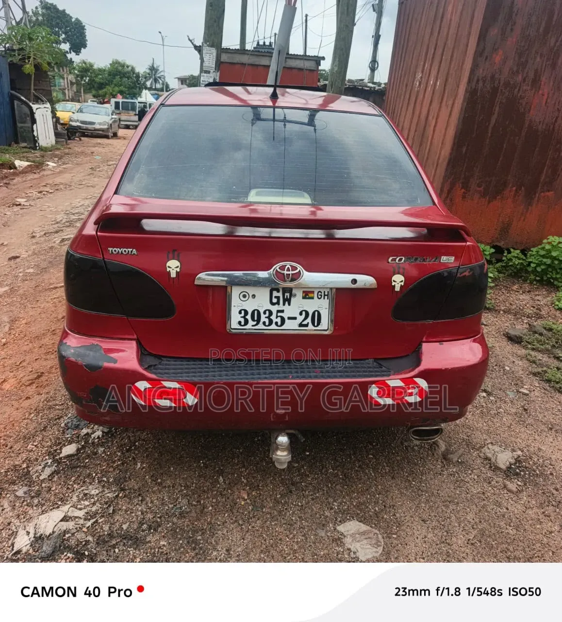 Toyota Corolla 2008 Red