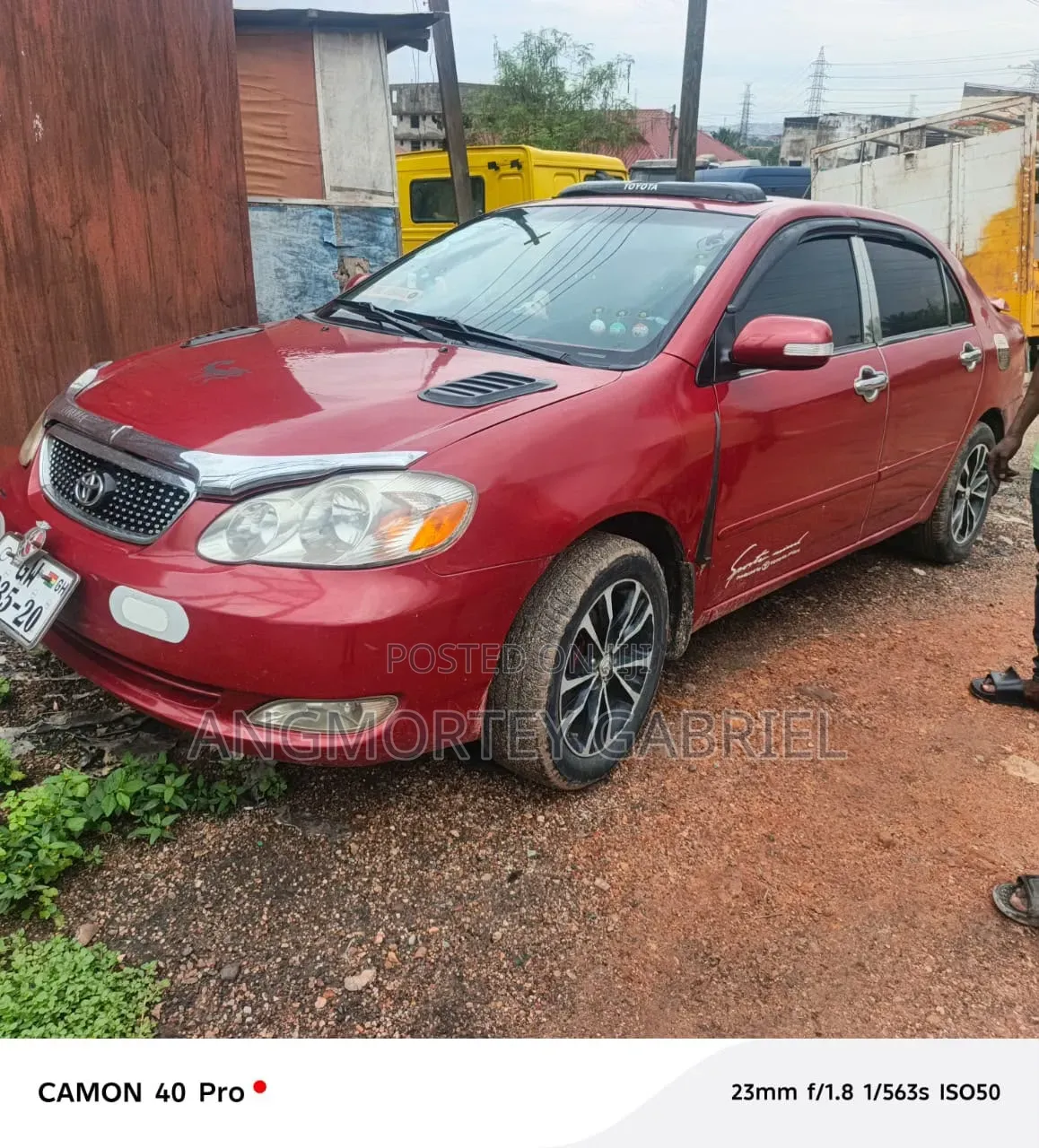 Toyota Corolla 2008 Red