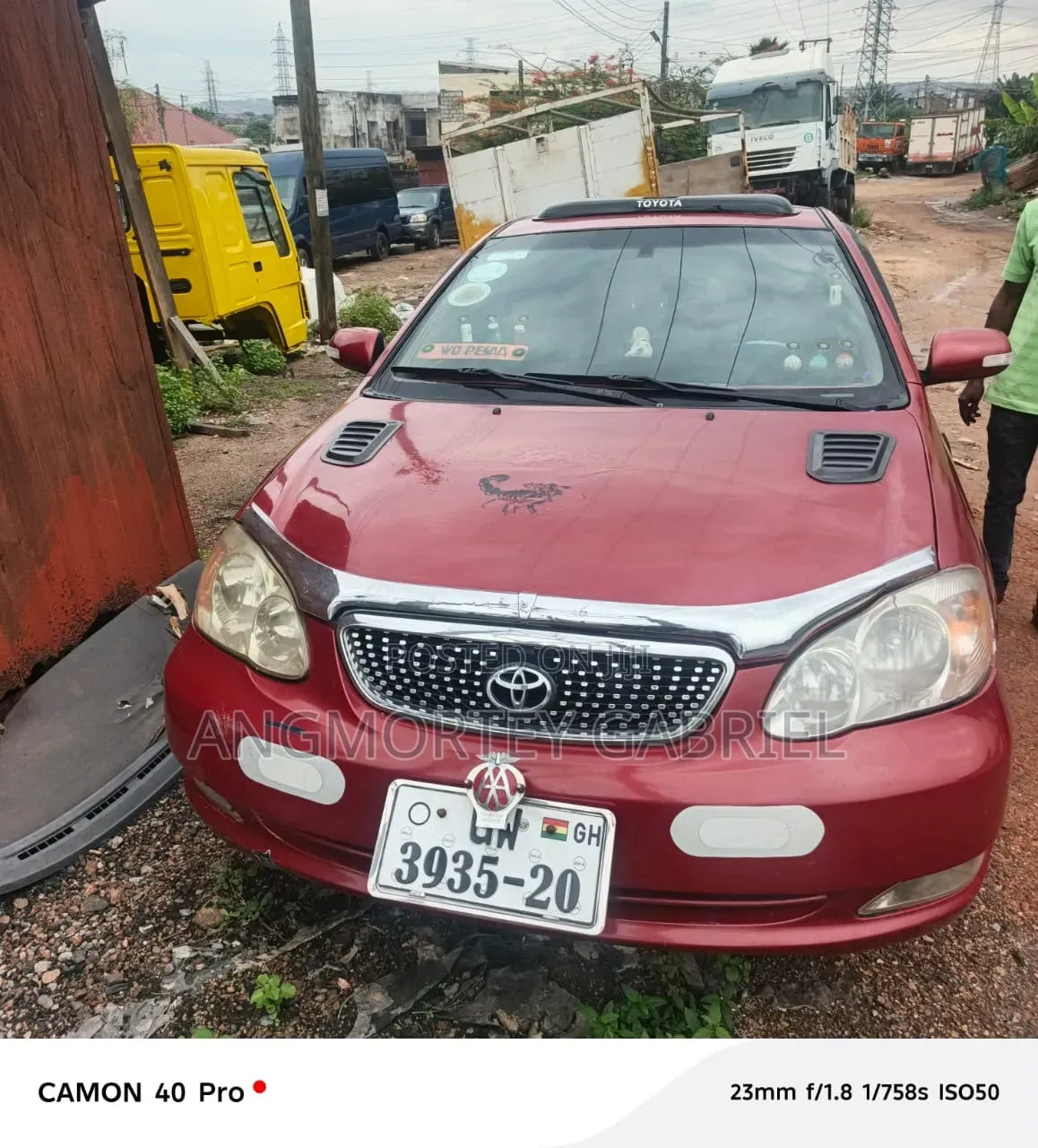 Toyota Corolla 2008 Red