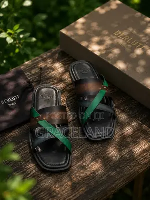 This Is Original Pure Real Leather Men Slipper Berluti