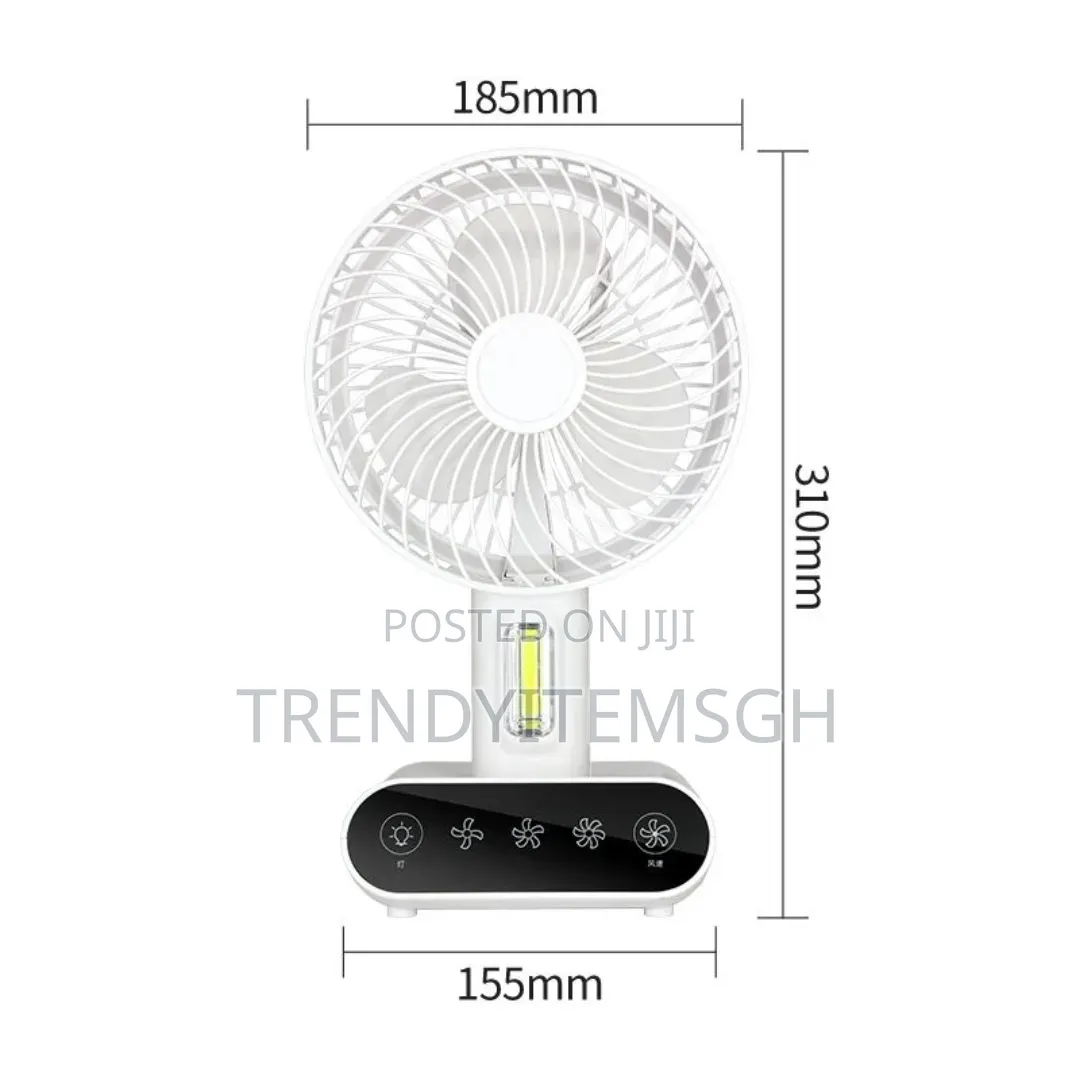Rechargeable Fan With Led Light 3000mah