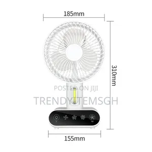 Rechargeable Fan With Led Light 3000mah