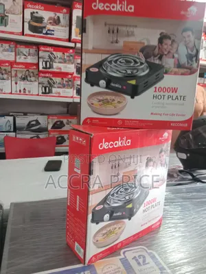 Decakila 1000w Single Burner Tabletop Electric Stove
