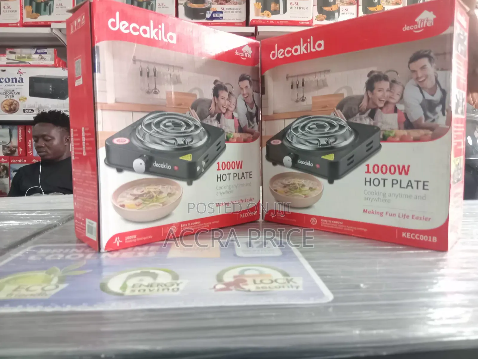 Decakila 1000w Single Burner Tabletop Electric Stove