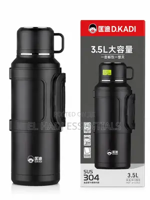 D.Kadi 3.5l Stainless Steel Vacuum Flask – Hot Cold