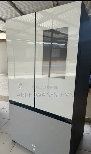 Samsung Bespoke 30 Cu. Ft 3-Door French Door Fridge .