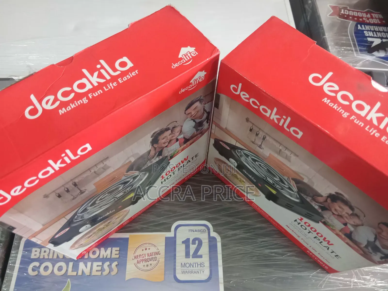 Decakila Portable Hot Plate for Kitchen and Office
