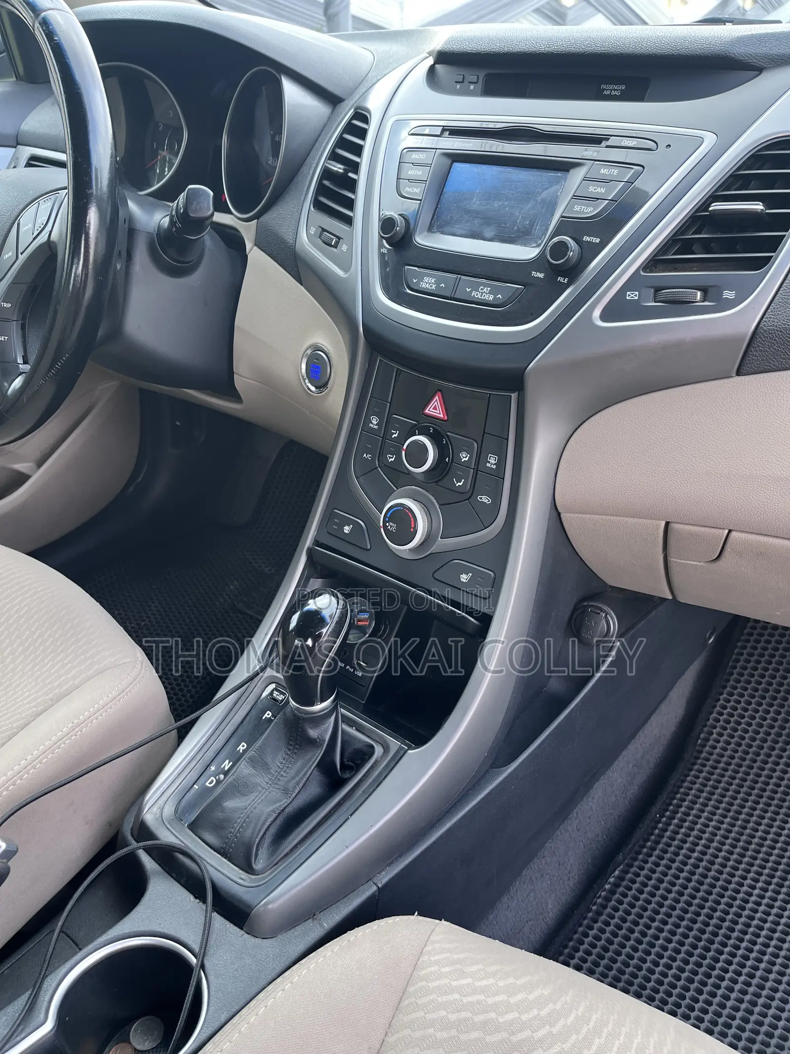 Hyundai Elantra Limited Sedan FWD (1.8L 4cyl 6A) 2016 Blue