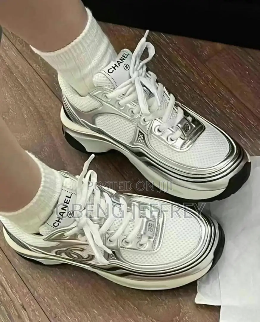 Original Chanel White/Silver