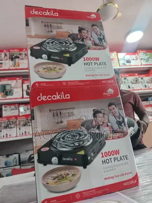 Decakila Single Burner Cooker Energy Efficient 1000w