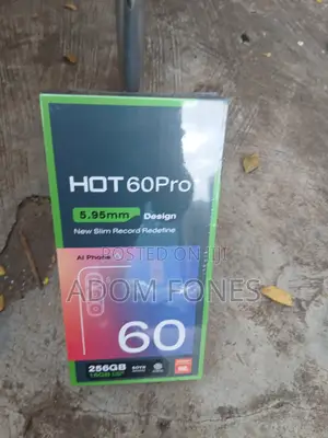 New Infinix Hot 60 Pro+ 256 GB Black