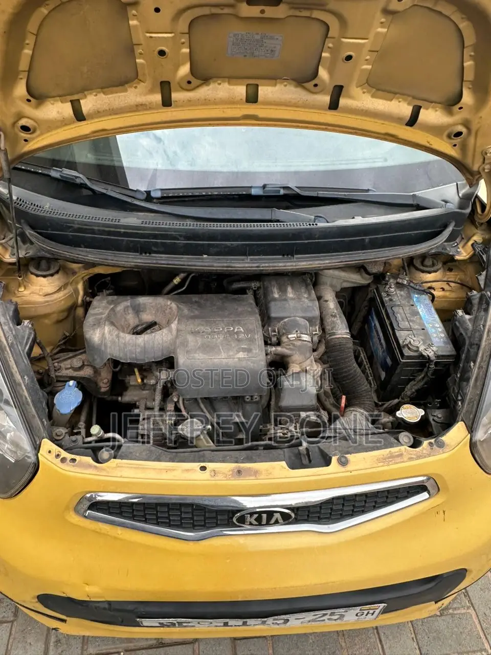Kia Morning 2012 Yellow