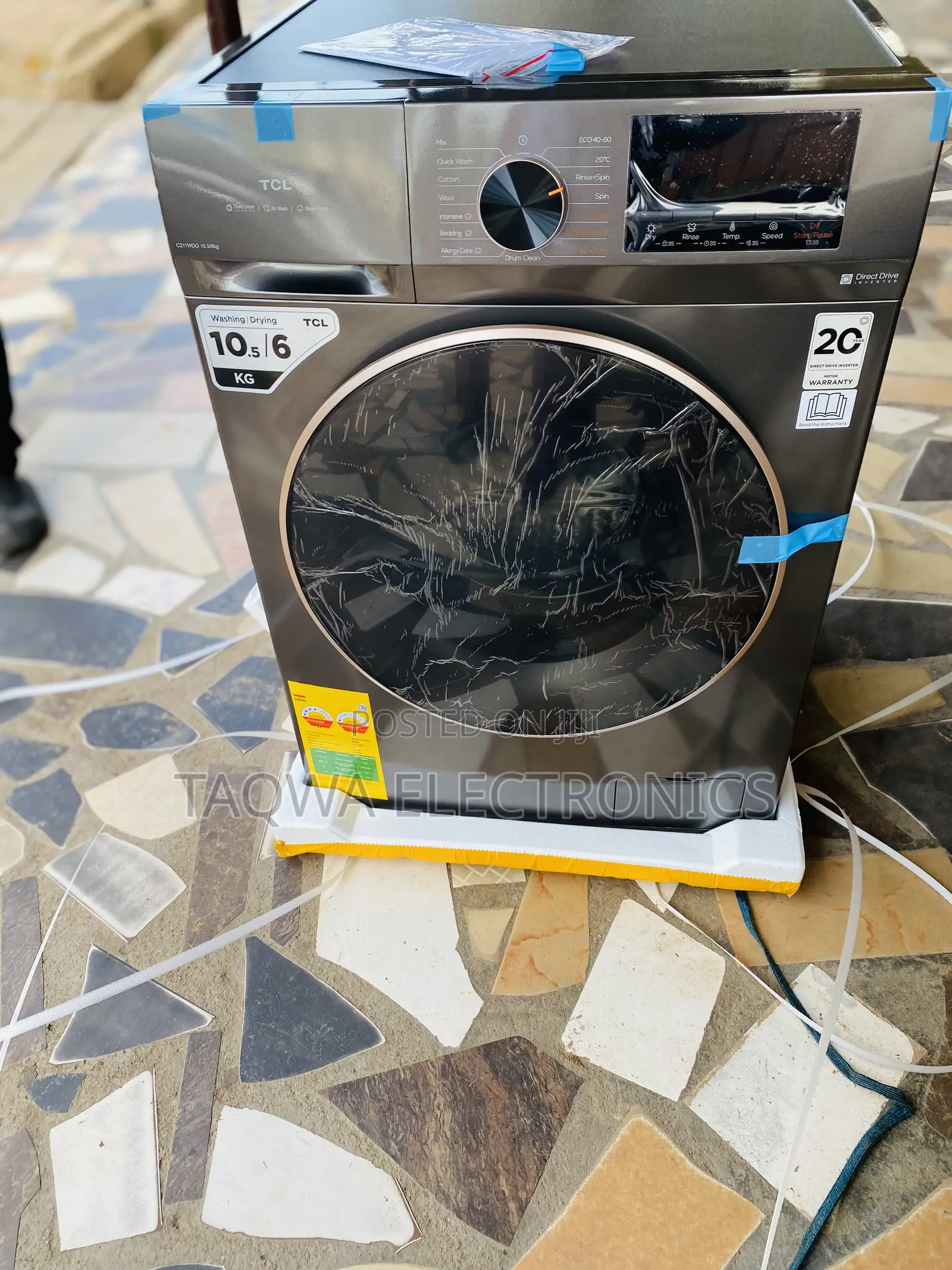 10.5kg/6kg TCL Front Load 10.5kg Wash and Dry