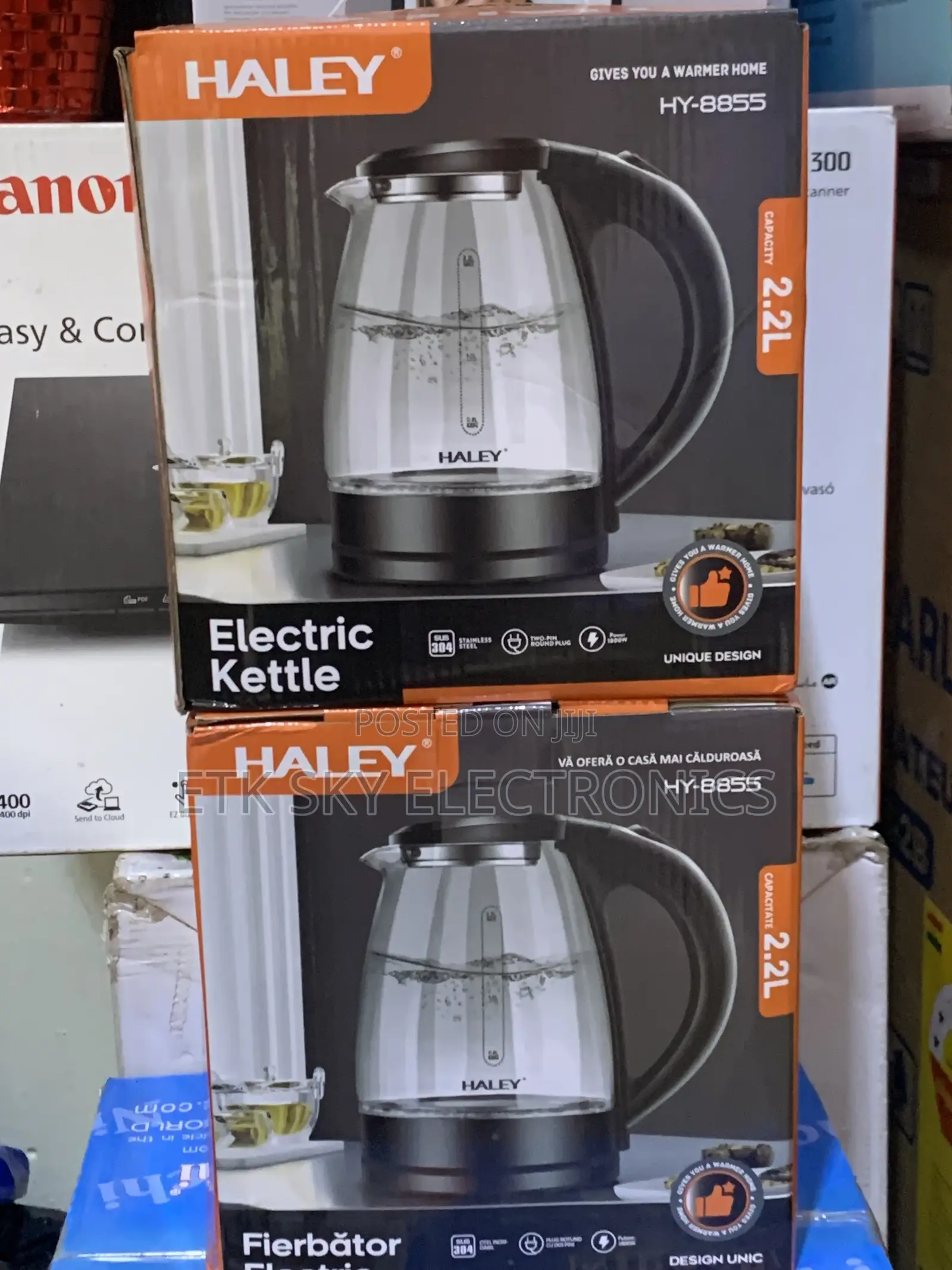 Effective Haley Electric Glass Kettle