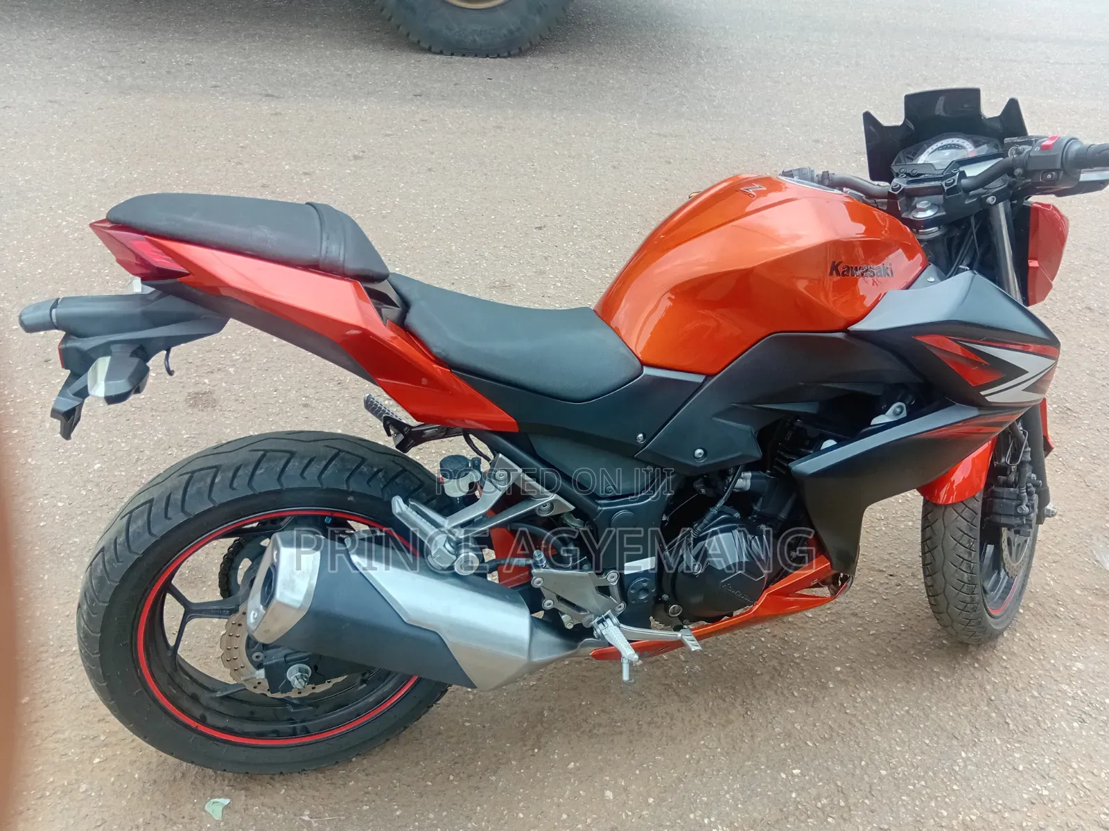 Kawasaki Bike 2014 Orange