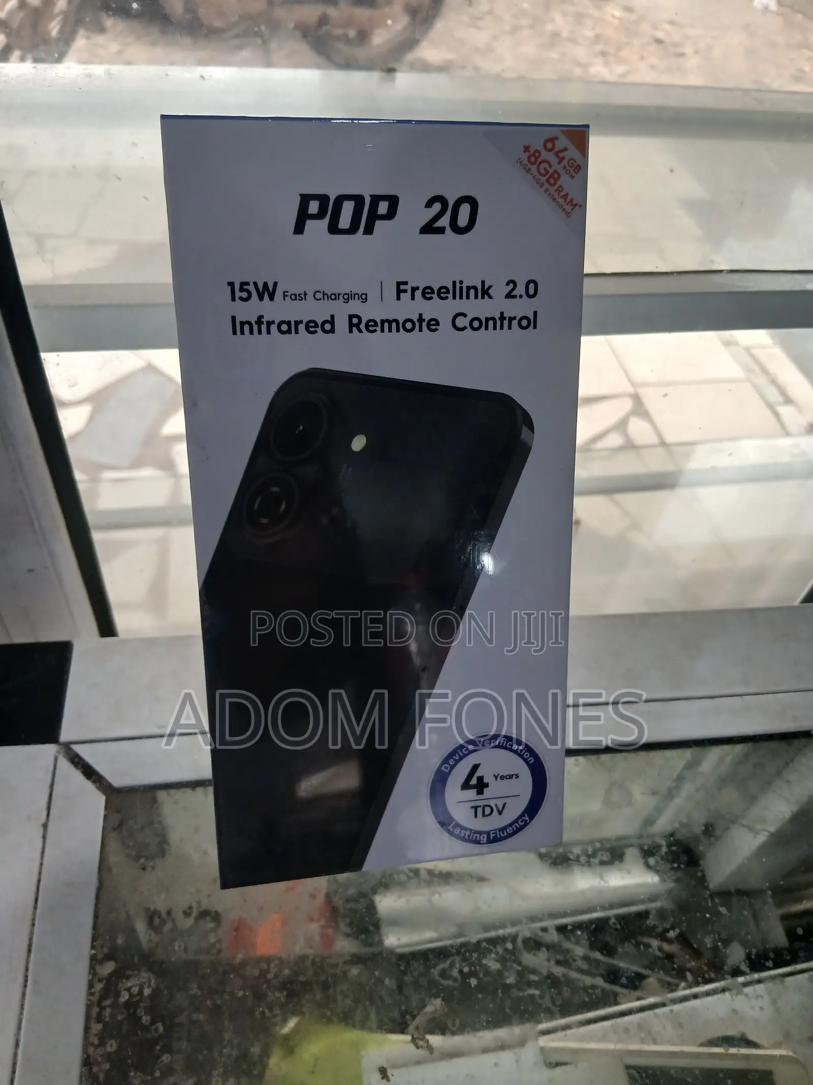 New Tecno Pop 20 64 GB Black