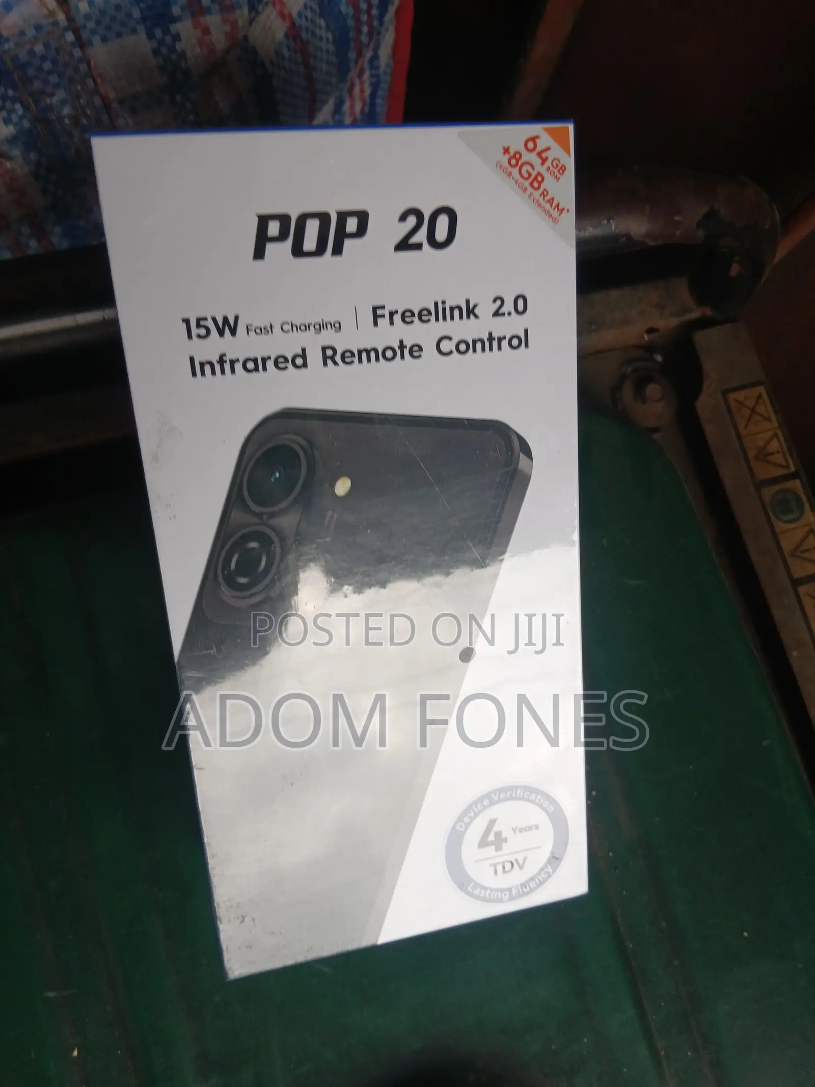 New Tecno Pop 20 64 GB Black
