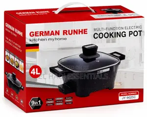 German Runhe 4l 9-in-1 Multi-Function Electric Cooking Pot