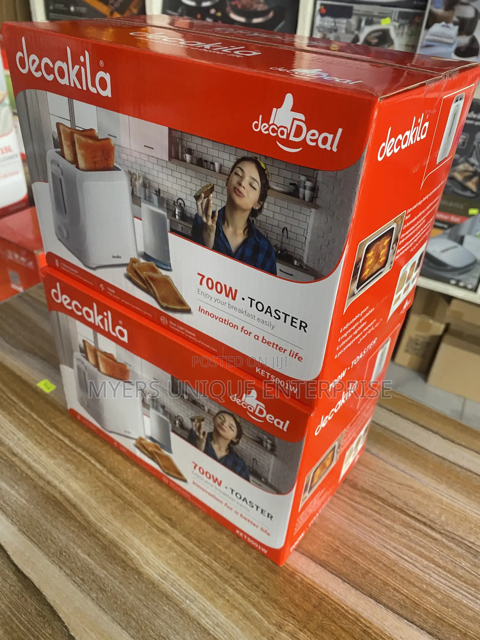 Decakila Adjustable Toaster,Perfect Brown Every Time
