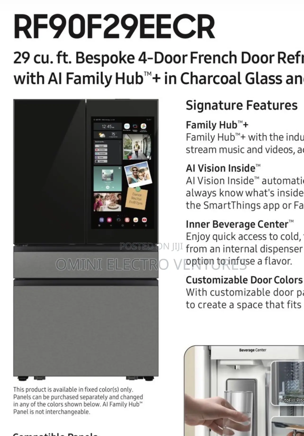 Exclusive Samsung Family Hub Refrigerator With Smart Screen