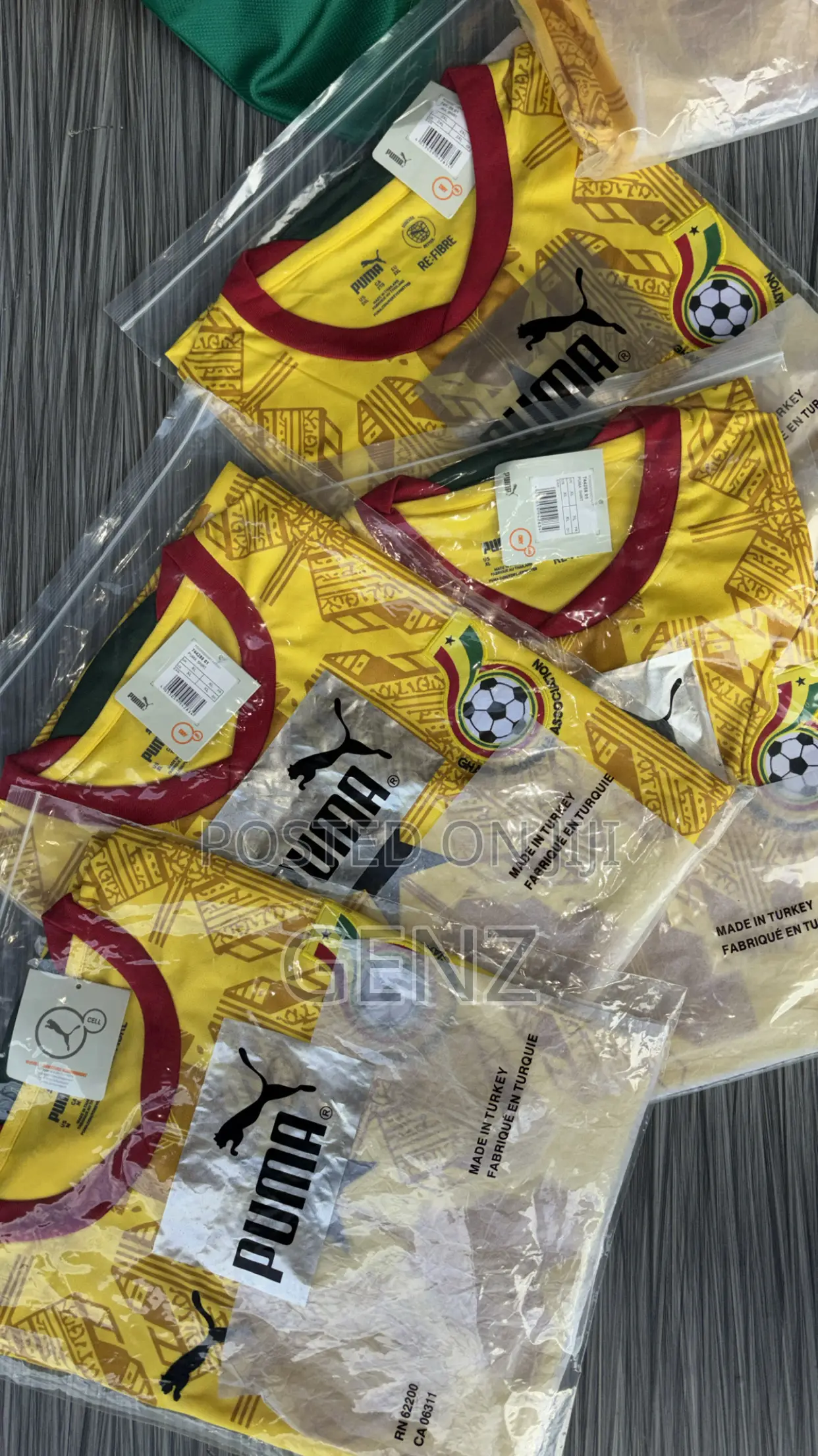 Ghana World Cup Jersey (Yellow)