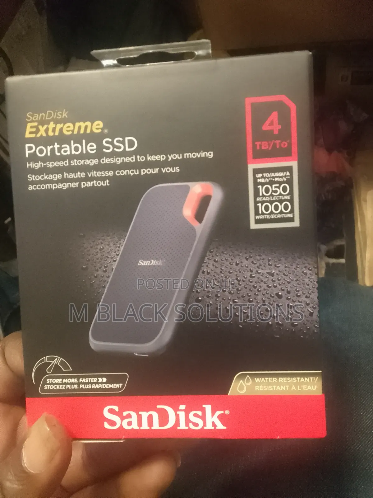 Sandisk 4tb Extreme Portable Ssd V2 External Ssd