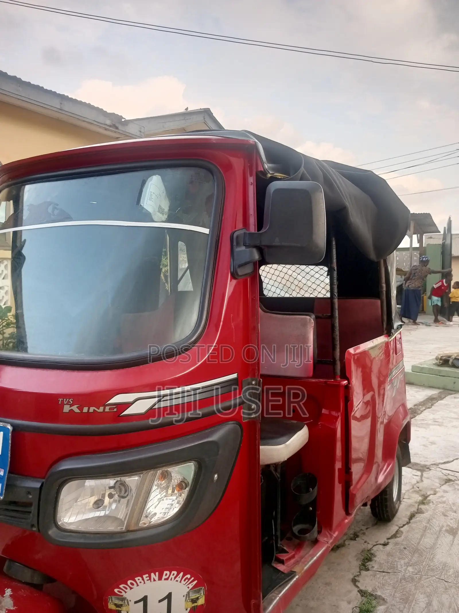 TVS King Deluxe Plus iTouch Start 2025 Red