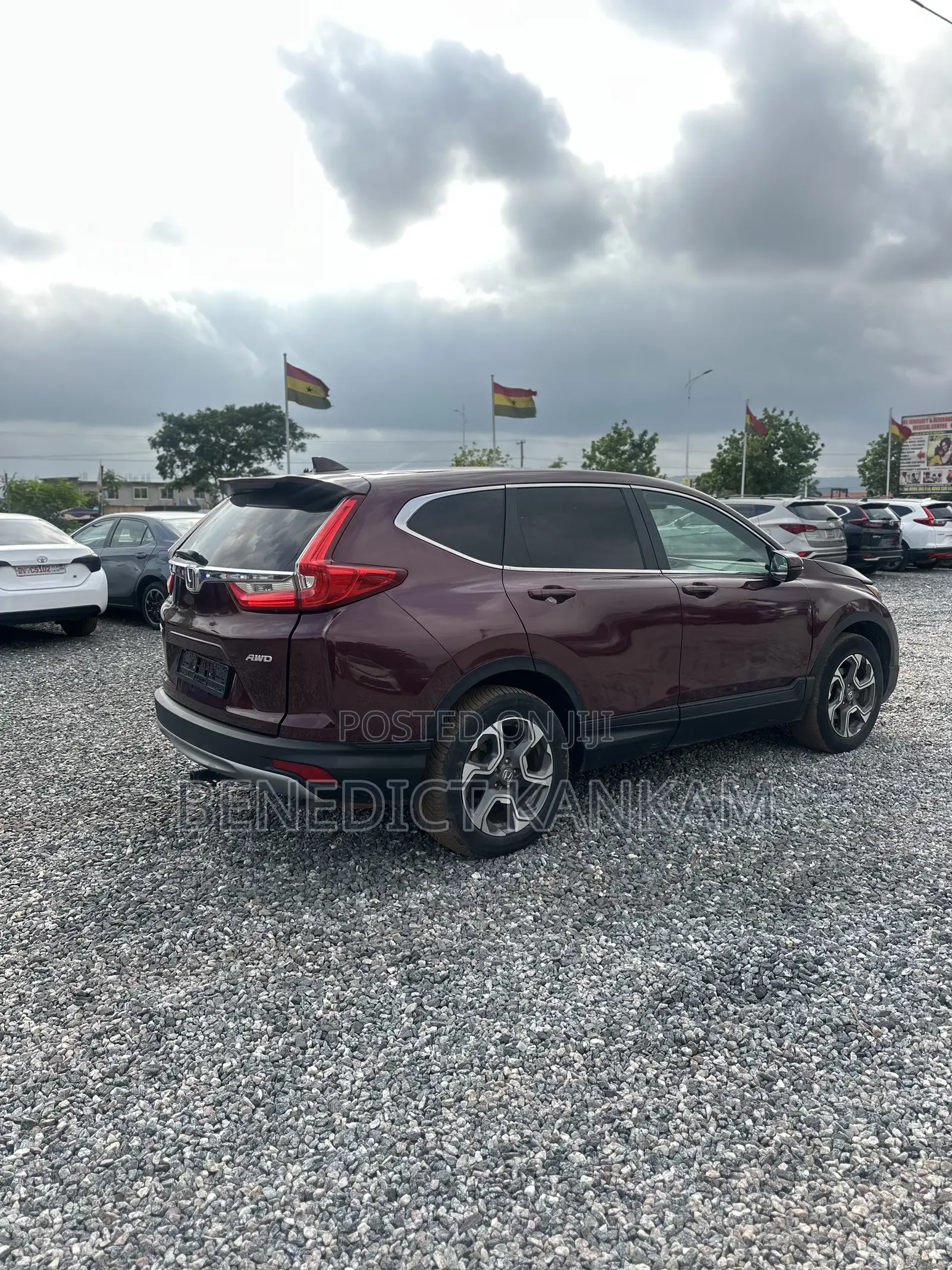 Honda CR-V EX AWD 2018 Burgundy