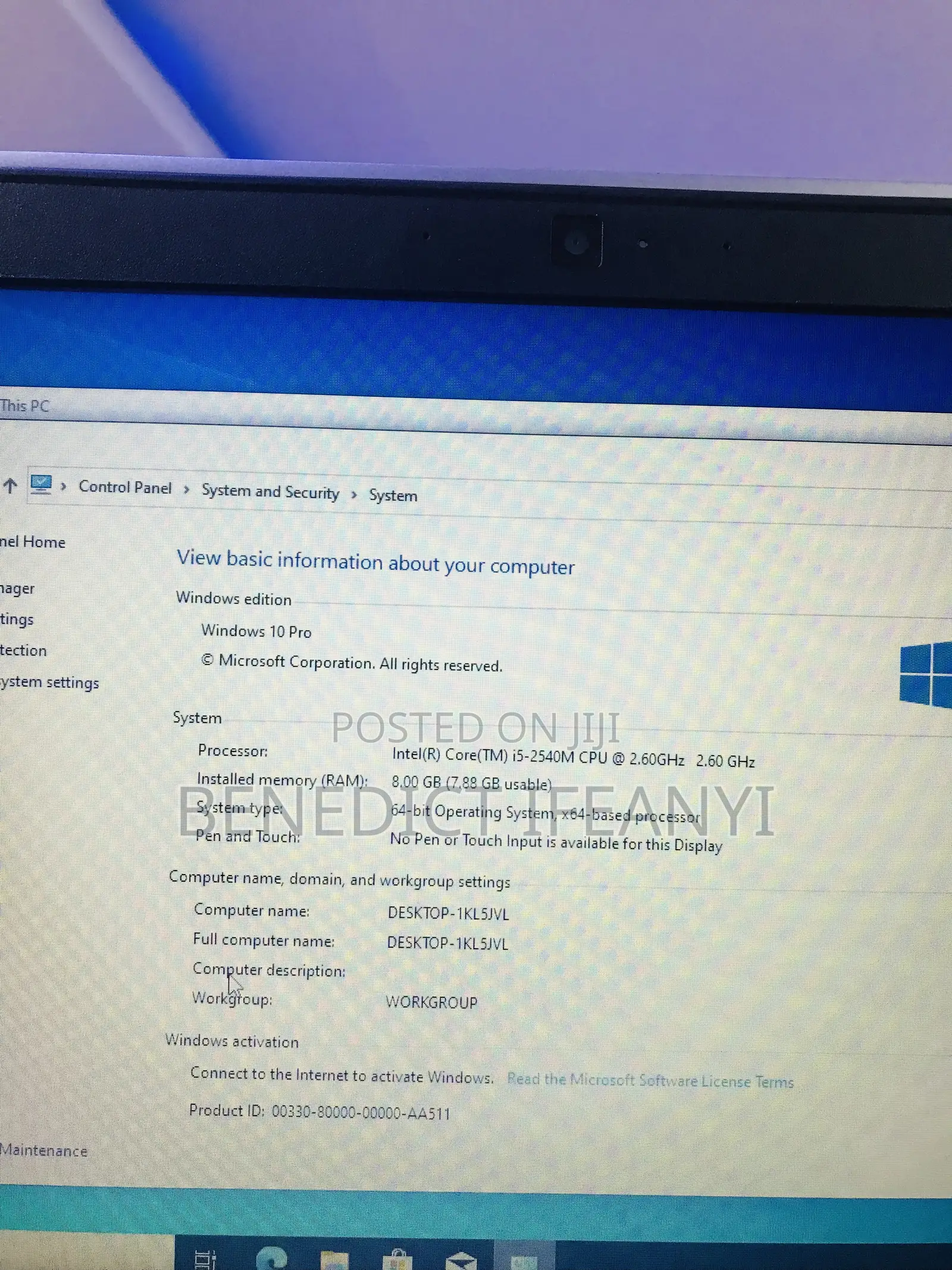 Laptop Dell Latitude E6320 8GB Intel Core i5 SSD 128GB