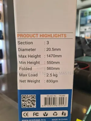 Promage Tr380 Professional Light Weight Tripod