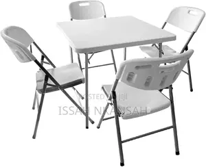 Heavy Duty 4 Sitter Table and 4 Chairs