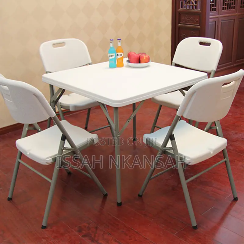 Heavy Duty 4 Sitter Table and 4 Chairs