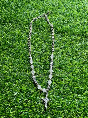 Ice Mirror Punk Cuban Collarbone 304 Stainless Steel Necklace