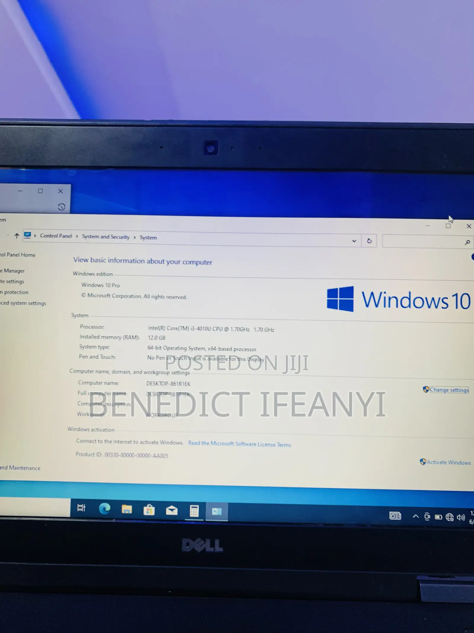 Laptop Dell Latitude E6320 8GB Intel Core i5 SSD 128GB