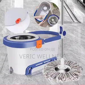 Spin Mopping Stick and Bucket