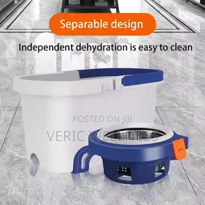Spin Mopping Stick and Bucket