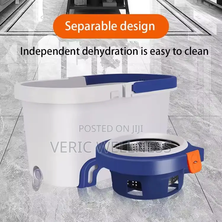 Spin Mopping Stick and Bucket