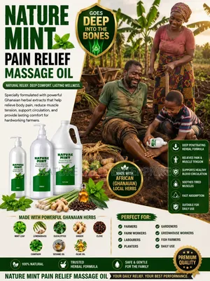 Nature Mint Pains Relief Massage Oil