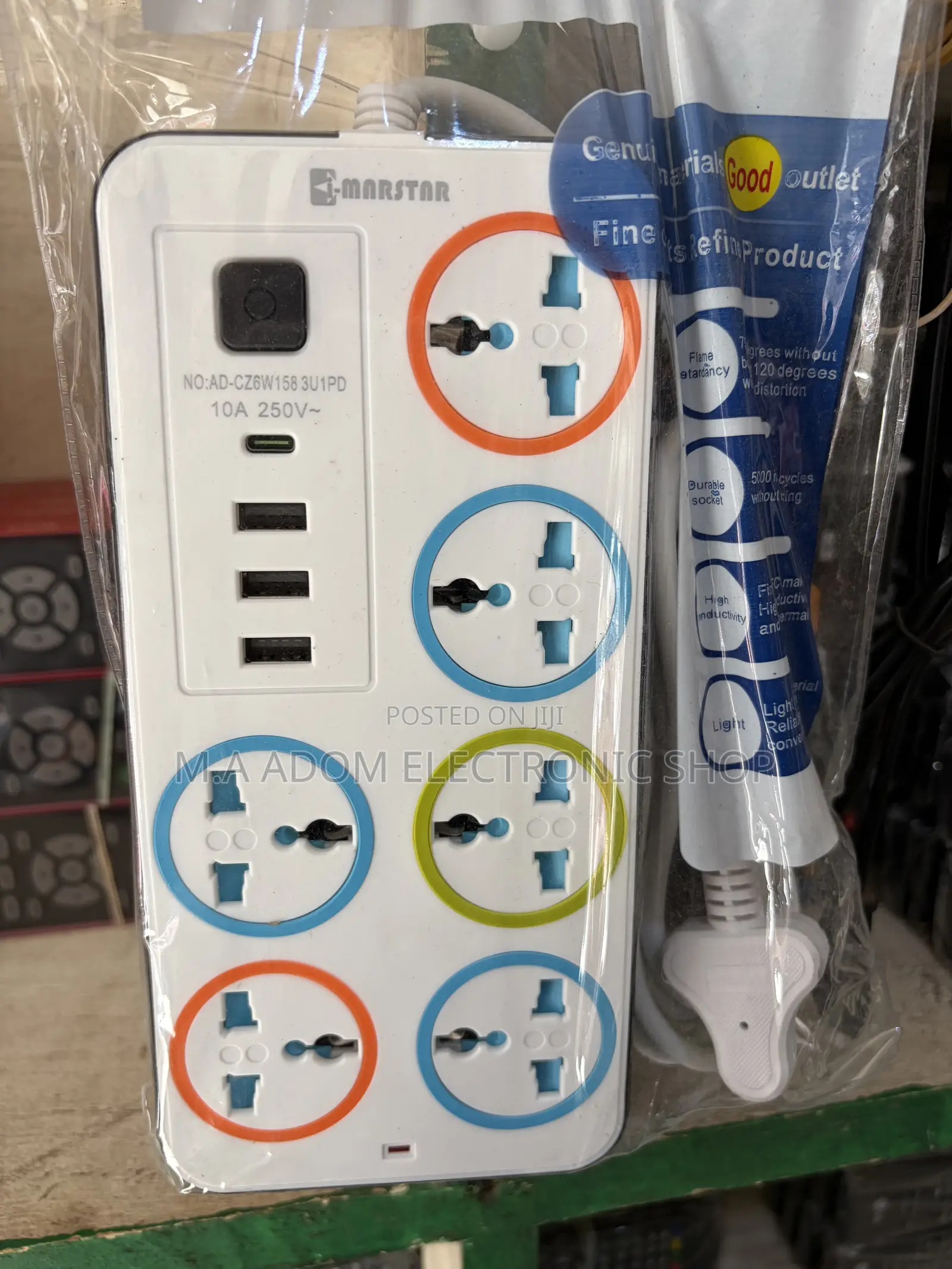 Marstar 6 Ports 3 Usb 1 Type C Extension Board