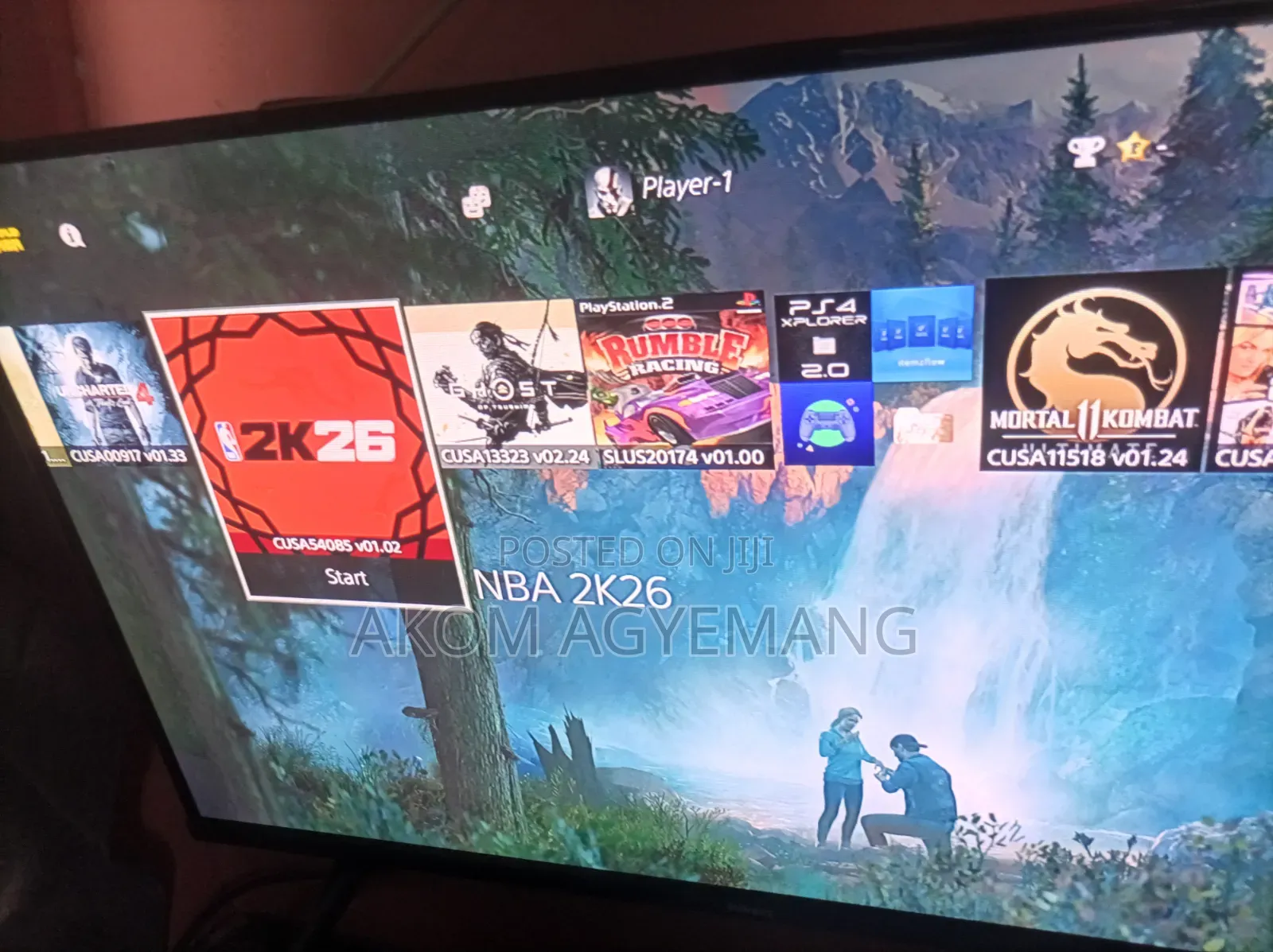 Ps4 Slim Jailbreak With 2 Controllers and Games