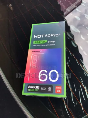 New Infinix Hot 60 Pro+ 256 GB Black