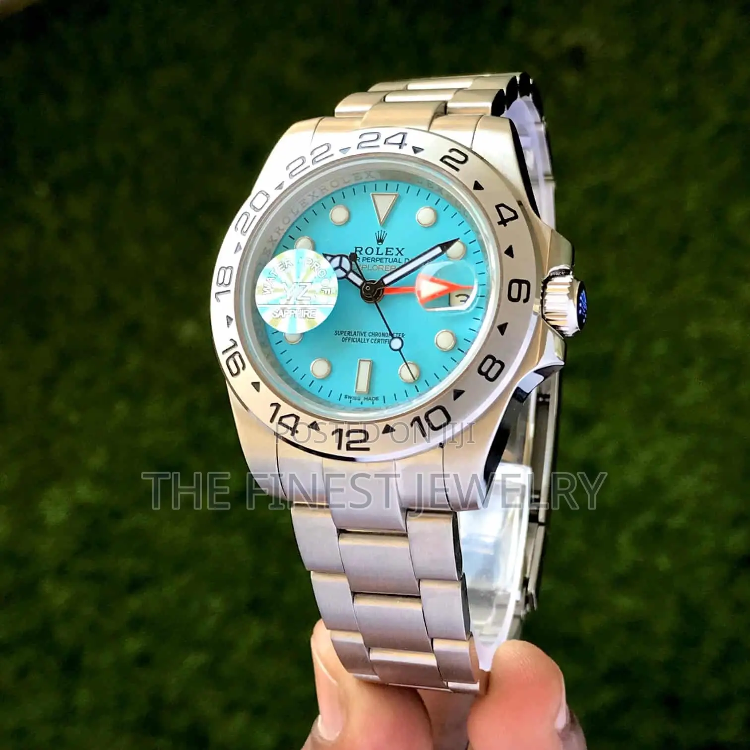 Rolex Explorer Ii With a Vibrant Light Blue "Tiffany" Style Dial