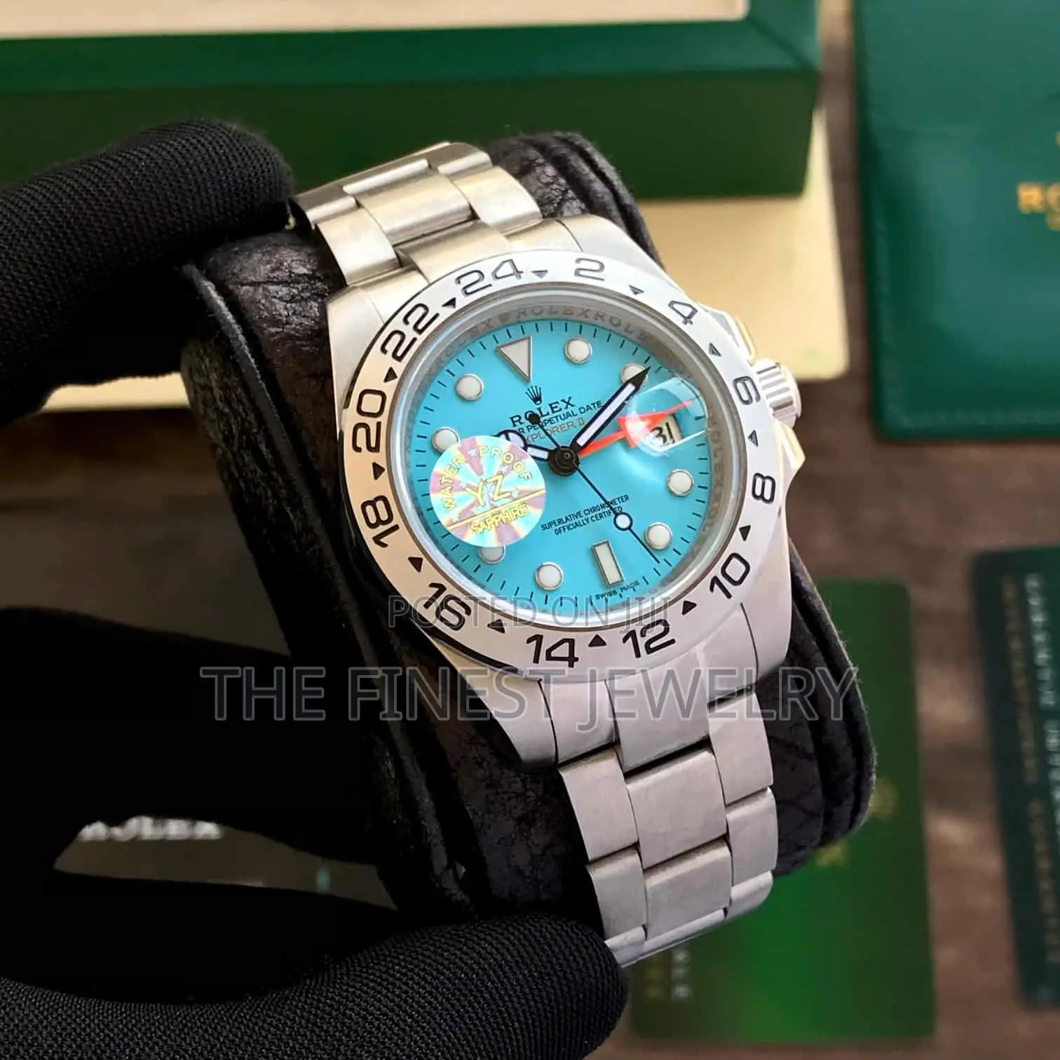 Rolex Explorer Ii With a Vibrant Light Blue "Tiffany" Style Dial