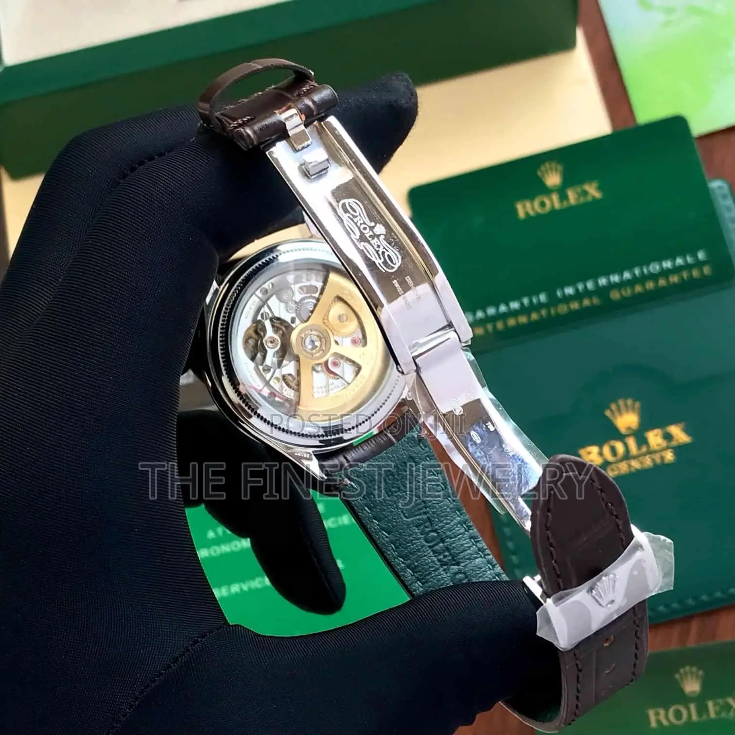 Rolex Perpetual 1908 Watch Featuring a 39mm Platinum