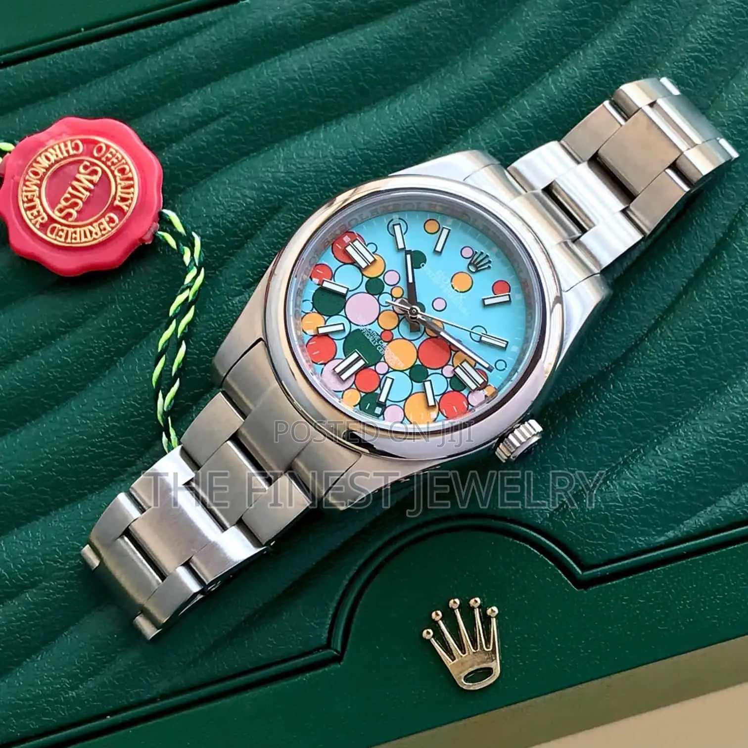 Rolex Oyster Perpetual 41 With a Turquoise "Celebration"