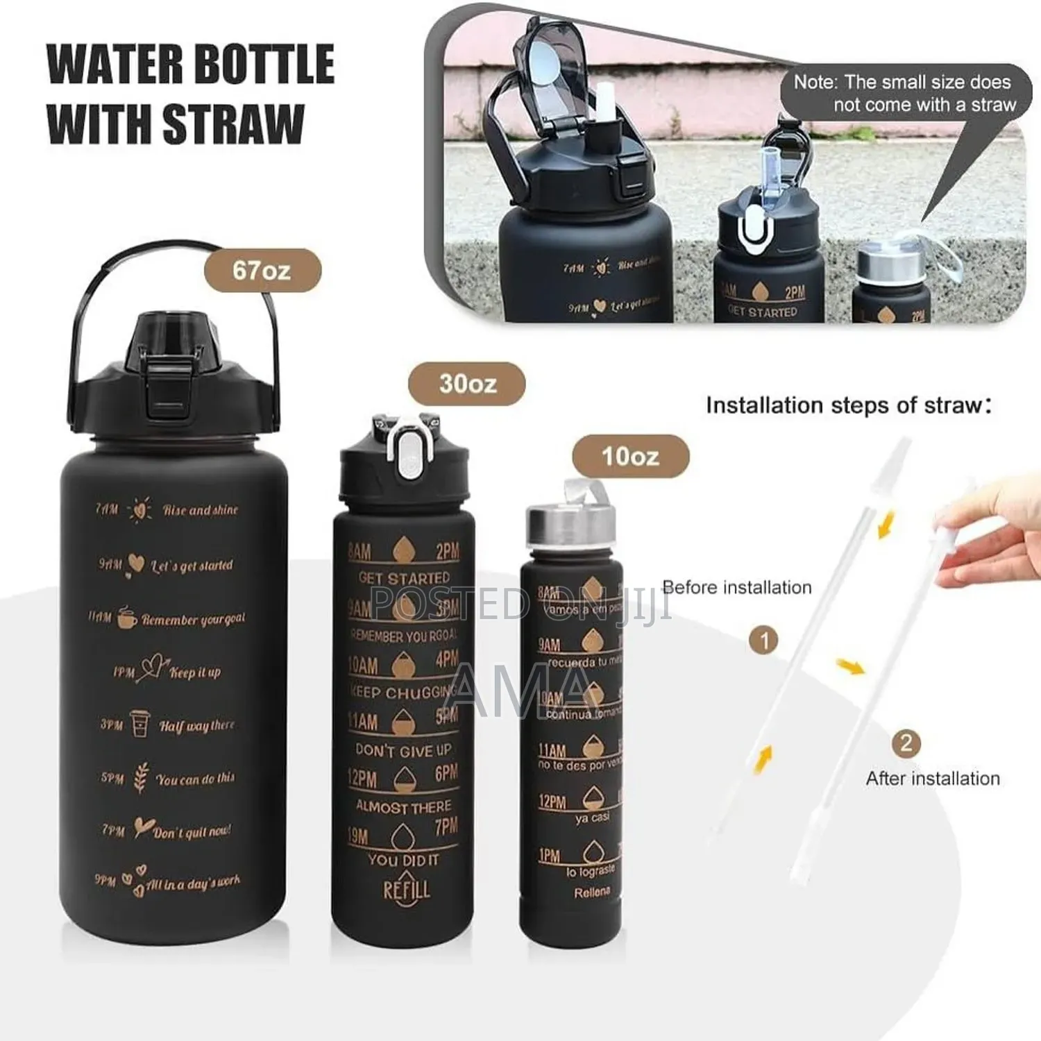 3 in 1 Motivational Bottles