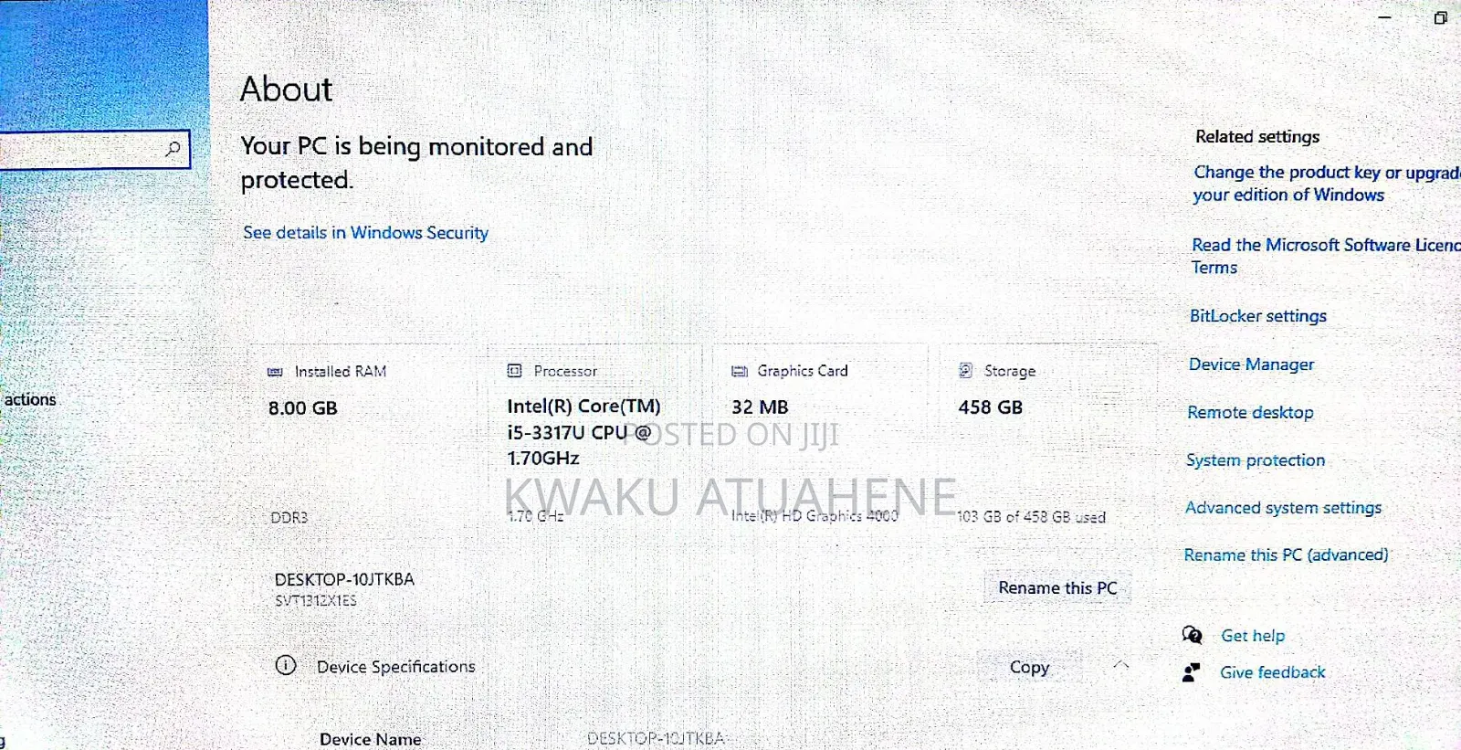 Laptop Sony 8GB Intel Core i5 SSD 500GB